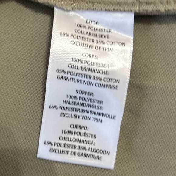 - First Tactical Shirt. Tan. Size XL. Fisherman Core. Outdoors. - Picture 8 of 8